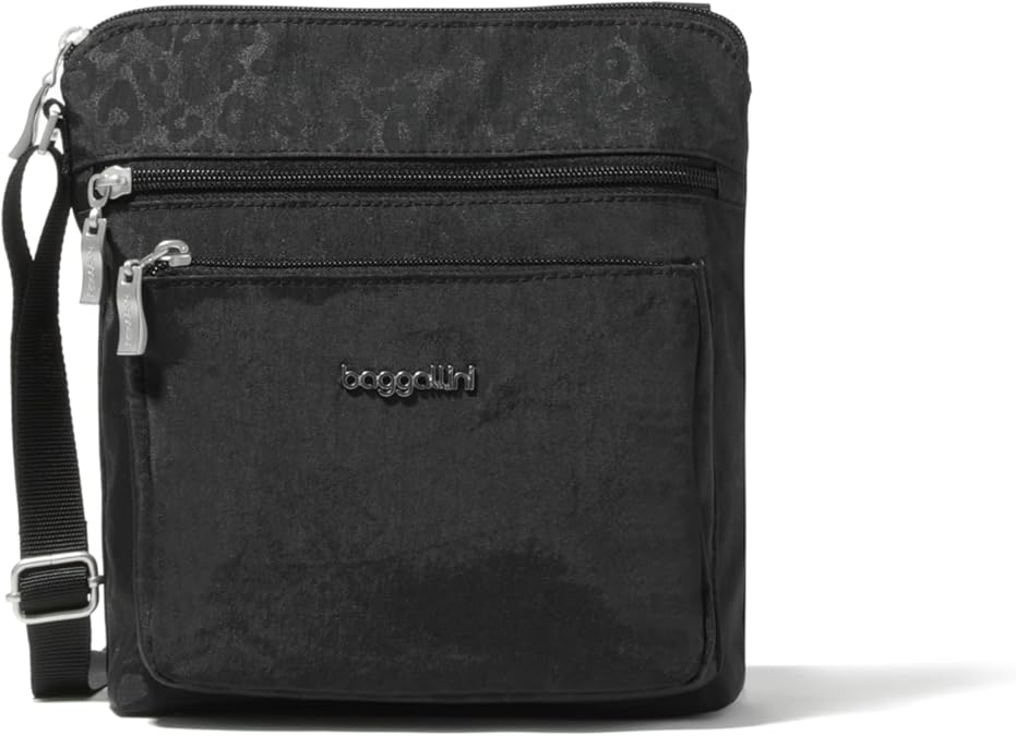 Baggallini Pocket Crossbody Bags for Women 8x8 Small Lightweight Durable Water-resistant Travel Purse W/Rfid