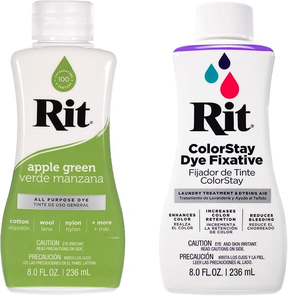 RIT Dye Wide Selection of Colors with Color Fixative