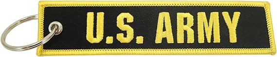 Luso Aviation US Army, Embroidered Key Chain