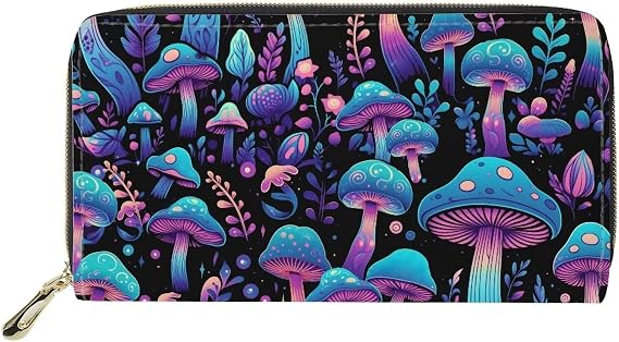 JEOCODY Leather Women's Wallet Long Coin Purse Clutch Multi Card Organizer Cell Phone Case
