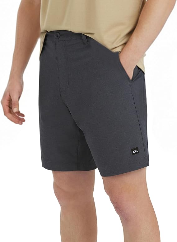 Quiksilver Men's Regular Fit Fixed Waist Water Friendly Active Hybrid Shorts