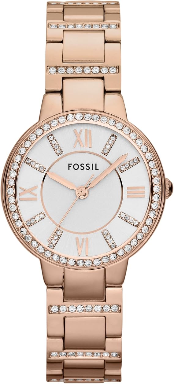 Fossil Women's Watch, Virginia Quartz Stainless Steel Three-Hand Watch for Women