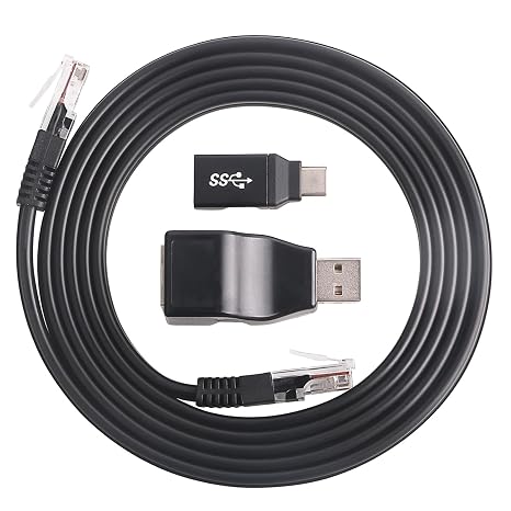 USB Console Cable for Cisco, USB Type C to RJ45 RS232 Serial, 1.8M, for Routers Switches Firewalls