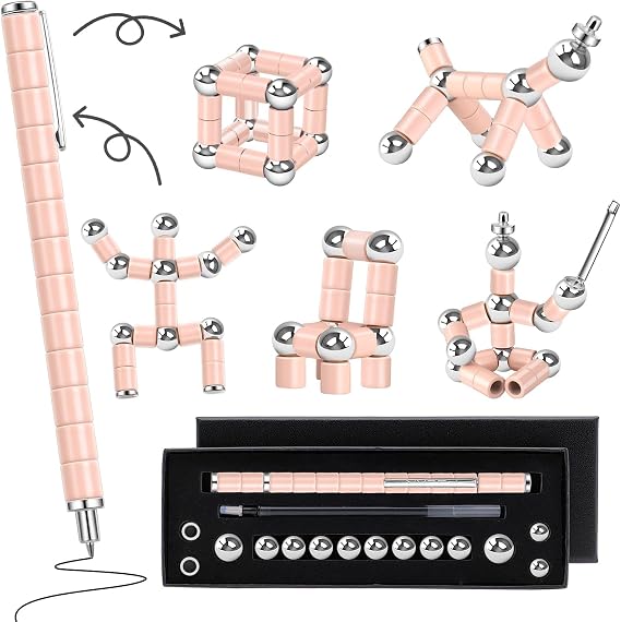 Fidget Pen For Anxiety & Stress Relief: 2026 Graduation Gifts, Cool Birthday Gift For Men, Teens, Adults Transformable Magnet Toy Desk Gadget For Women , Multifunctional Writing Pen & Touch Stylus