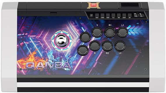 qanba Q3 Obsidian Silent Arcade Joystick Multifunction Edition for PC (Fighting Stick)