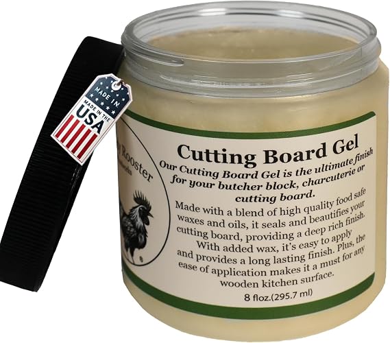 Cutting Board Gel, Cutting Board Oil and Beeswax in One, 8 fl.oz