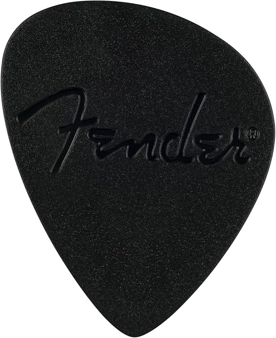 Fender Offset Picks, Black, 6-Pack