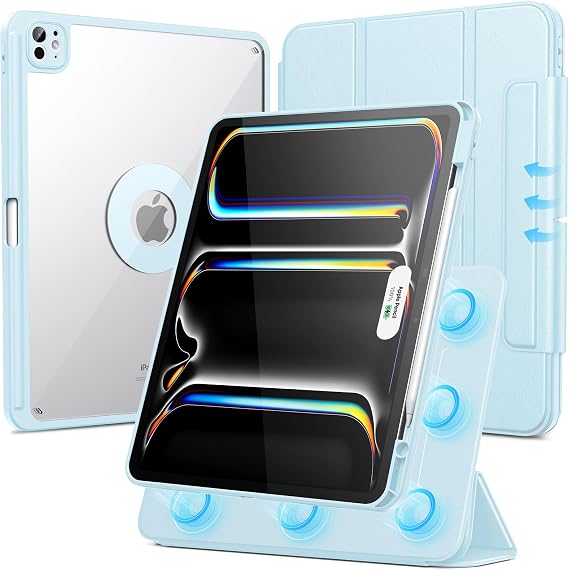 SPARIN Magnetic Case for iPad Pro 13 Inch M5/M4 [2025/2024 8th/7th Gen]