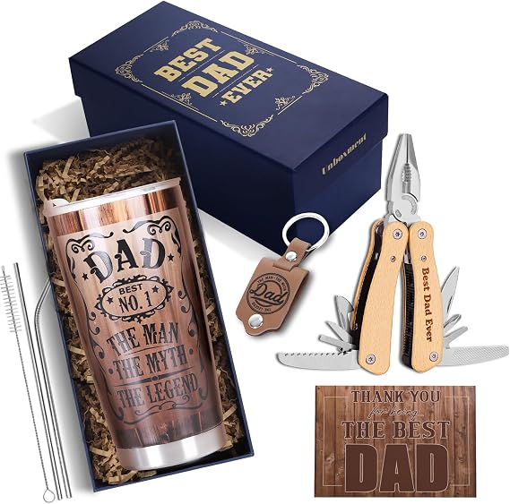 Best Dad Ever Gifts Basket, Fathers Day