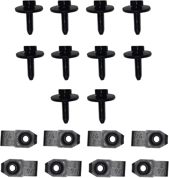 C5 Corvette Spoiler Lower Front Spoiler Complete 18 Piece Upgraded Mount Hardware Kit Fits: 97 through 04 Corvettes