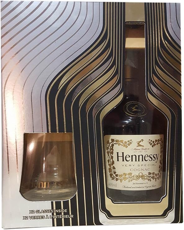 Hennessy Hennessy Very Special Cognac 40% Volume 0.7 L in Gift Box with 2 Glasses