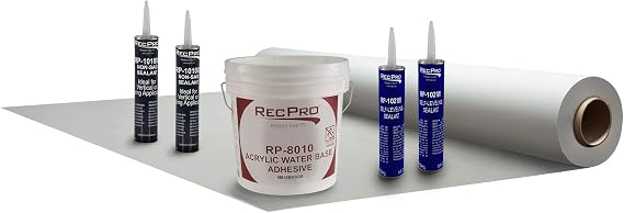 RecPro 4' x 16' PVC RV Slide Out Rubber Roof Kit, Made in USA