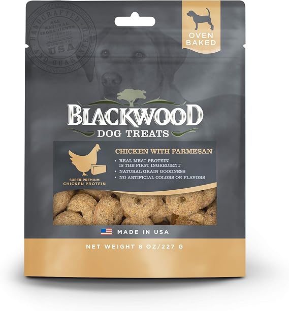Blackwood Oven Baked Dog Treats, Chicken with Parmesan, 8 oz