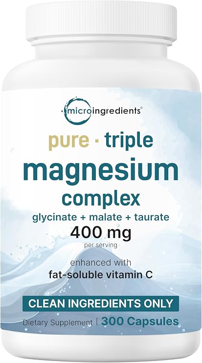 Micro Ingredients Pure Triple Magnesium Complex | 300 Capsules