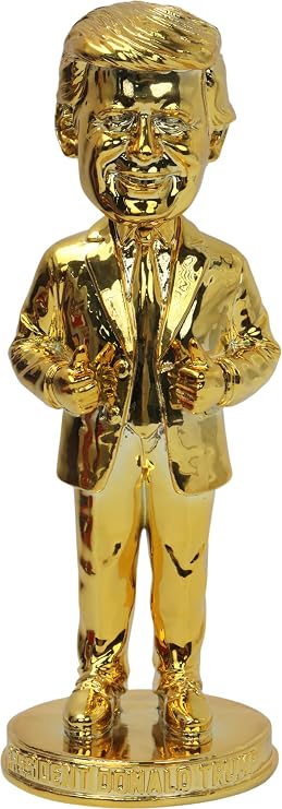 Donald Trump Thumbs Up Gold Bobblehead