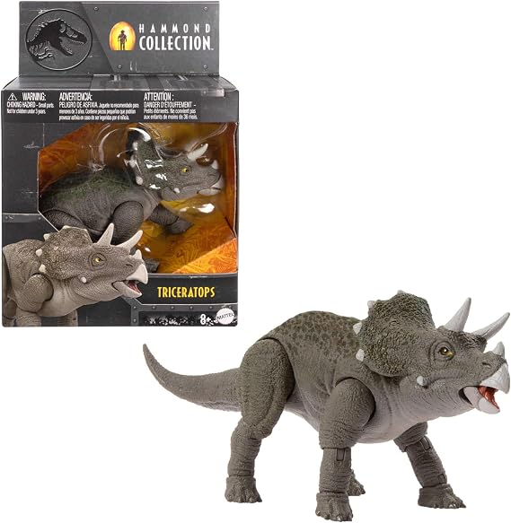 Mattel Jurassic World Hammond Collection Juvenile Triceratops