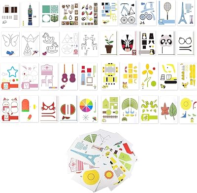 3D Pen Filament Refills and 3D Printer Drawing Template with PVC Transparent Board,20 Colors,16 Feet Each,1.75mm PLA Plastic Refills for 3D Printing Pen Drawing.