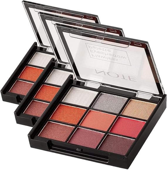 Note Cosmetics Flawless Eyeshadow 02 Göz Far Paleti (3 paketi)