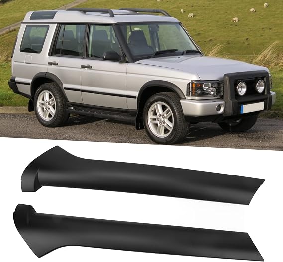 Pair A Pillar Trim Exterior,Outer Pillar Trim Panel Molding,DCB500060PMA Pillar Trim Replacement for Land Discovery 2 1999?2004