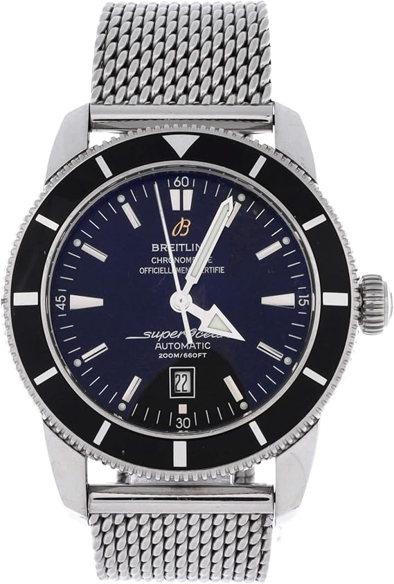 Pre-Loved Superocean Heritage II Automatic Watch Stainless Steel 46, Silver