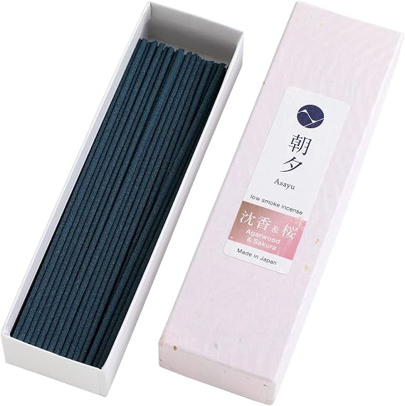 Asayu Japan Low Smoke Incense Sticks Premium Sakura Cherry Blossom
