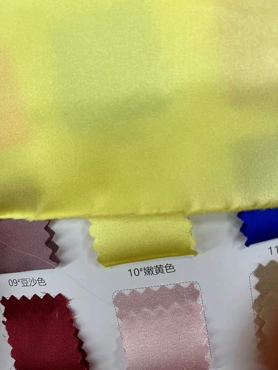 100% Mulberry Silk Fabric,Pure Charmeuse Silk Fabric 19mm 45" Width Satin Fabrics for Dress Bedding Sewing Wedding DIY Clothing Cloth Solid Color(Sold by The Yard)