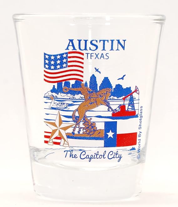 Austin Texas Great American Cities Collection Shot Glass
