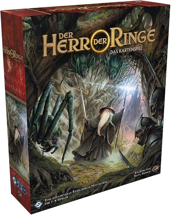 Fantasy Flight Games The Lord of the Rings: LCG Basic Game Expert Game Card Game 1-4 Players From 14+ Years 30+ Minutes per Player German Multicoloured Colourful