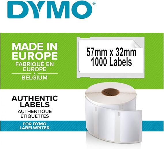 Dymo LW 1154 Etiket Muadil 32 mm x 57 mm 1000 Adet Etiket LW-450