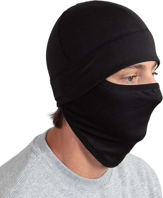 Tough Headwear Thermal Skull Cap - Moisture-Wicking Running Beanie - Wind-Blocking Cycling Cap - 4-Way Stretch Beanie for Men