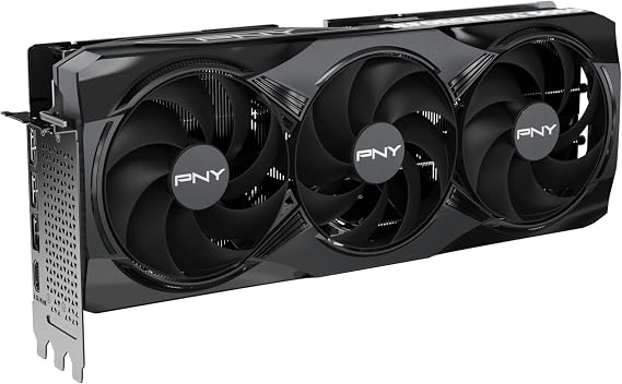 PNY NVIDIA GeForce RTXTM 5080 OC Triple Fan, Graphics Card (16GB GDDR7, 256-bit, Boost Speed: 2730 MHz, PCIe 5.0, HDMI/DP 2.1, 2.99-Slot, Blackwell Architecture, DLSS 4)
