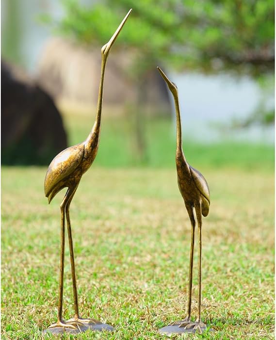 Crane Pair Statue