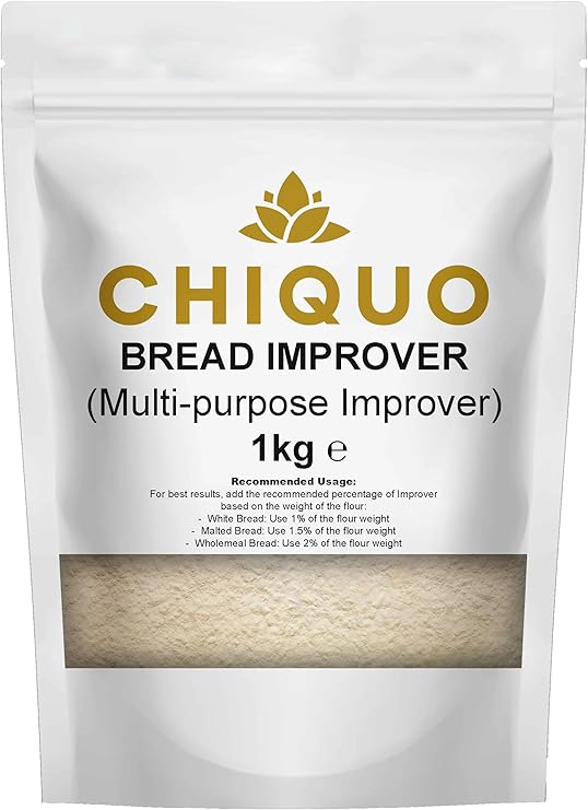 Chiquo Bread Improver 1kg – Professional Dough Enhancer & Conditioner for Perfect Bread Texture – Strengthens Starch & Enhances Texture – Ideal for All Flours