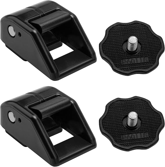 Football Helmet Chinstrap Part Kit for Riddell Speedflex, Including Football Helmet Thumb Screws & Chin Strap Cam Lock Housings for Riddell Youth & Adult Facemask Chinstrap Parts