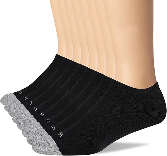 WANDER Men's Athletic Low Cut Socks Thick Cushion Ankle Cotton 8 Pairs 9-15