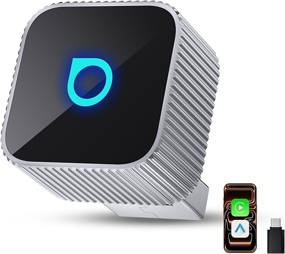 OTTOCAST Mini Cube Wireless CarPlay Adapter & Android Auto Adapter