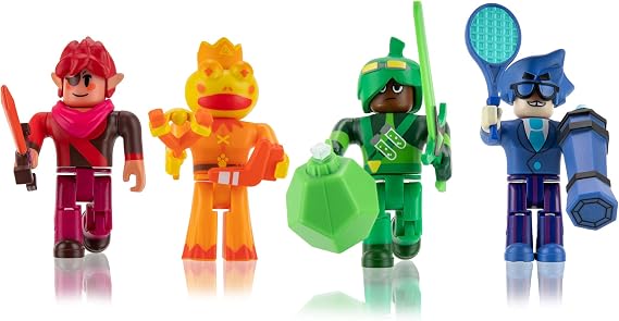 Roblox Action Collection - Super Doomspire Four Figure Pack [Includes Exclusive Virtual Item]