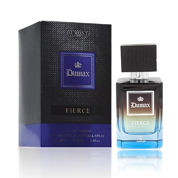 Dumont FIERCE - 3.4oz - Unisex Perfume for Men & Women - Spicy, Fruity & Musky Fragrances - Long Lasting Cologne Mist & Body Spray - for Him & Her