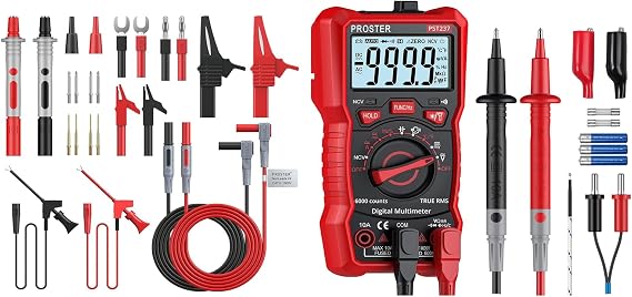 Proster Test Lead 24pcs - Multimeter 6000 Count
