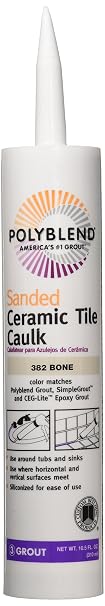 Custom Building Products Polyblend Bone Siliconized Acrylic Caulk 10.5 oz.