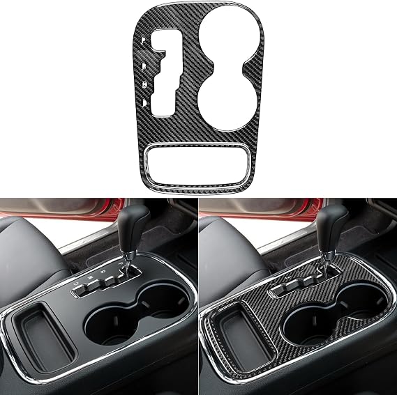 NVCNX Real Carbon Fiber Trim for Dodge Durango Interior Accessories