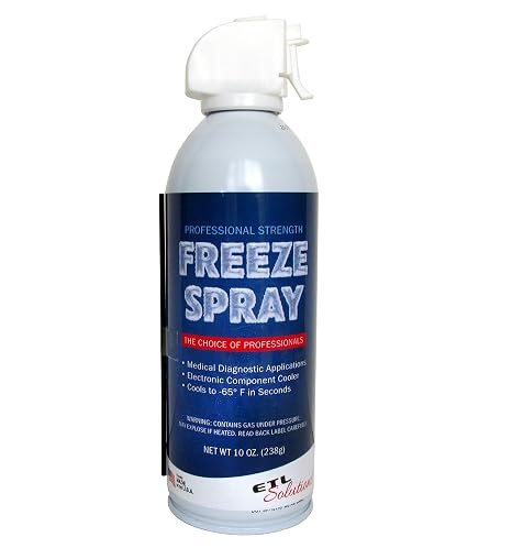 Professional Strength Medical Freeze Spray, Cools Down to -65F in Seconds, 10oz (283ml)