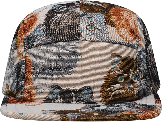 5 Panel Camper Hat | Multi-Color Unique Designs | Caps for Men & Women | Large or X-Large