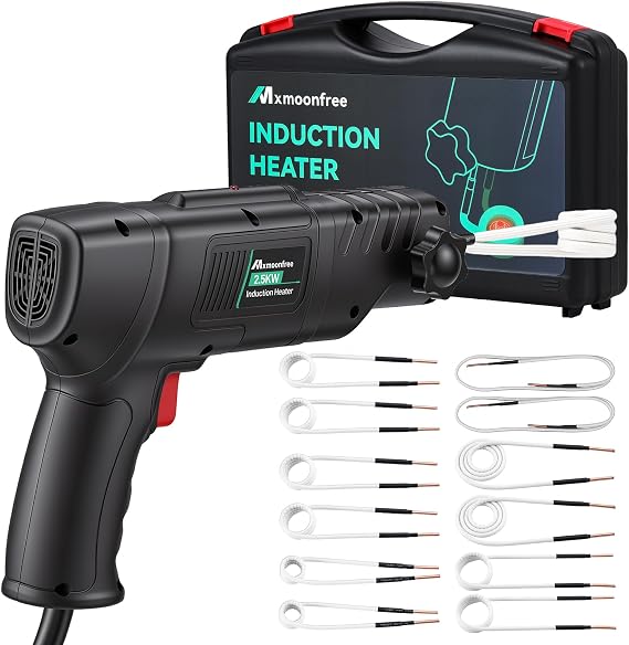 2500W Induction Bolt Heater Tool with 12 Coils, 110V
