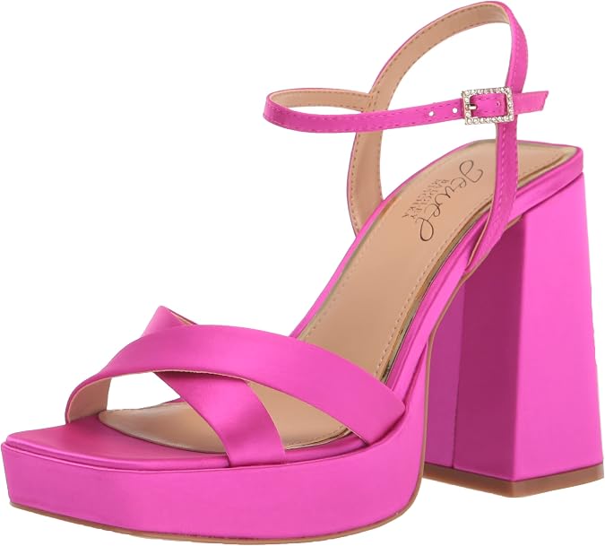 Jewel Badgley Mischka Women's Rainbow Chunky Platform