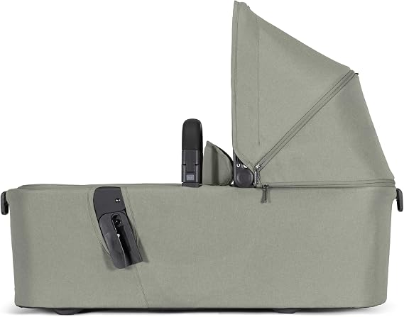 Joolz Aer2 Foldable Bassinet for Baby Stroller - Ultra-Light Bassinet with One-Hand Quick Fold - Soft Mattress - Large UPF 50+ Canopy - Perfect Baby Cot Add-on for Your Aer2 - Sage Green
