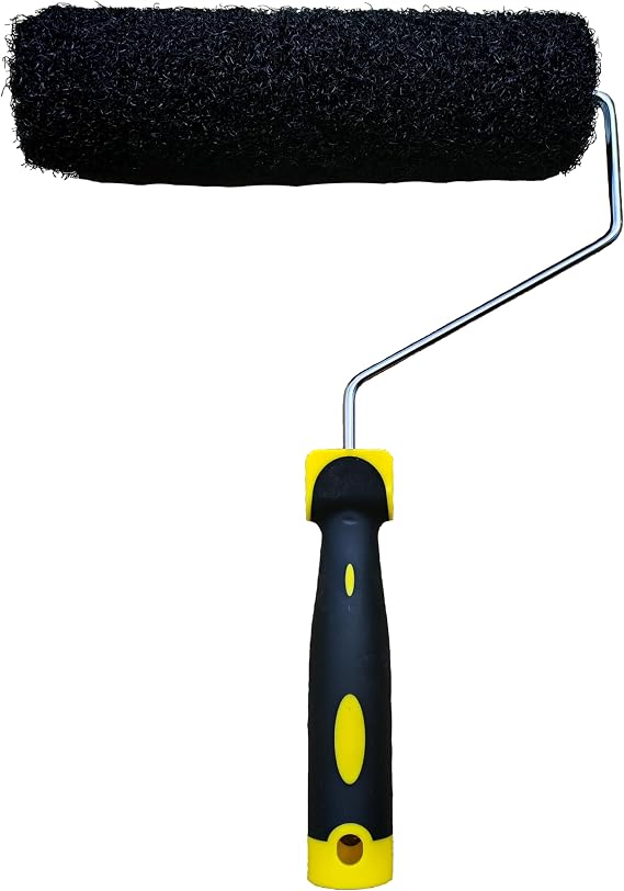 Putty Roller 23cm 9" Drywall Texture Roller Brush with Comfort Handle, Putty Roller Application and Cleaning, Drywall Compounding, for Applying Putty and Rolling Plaster