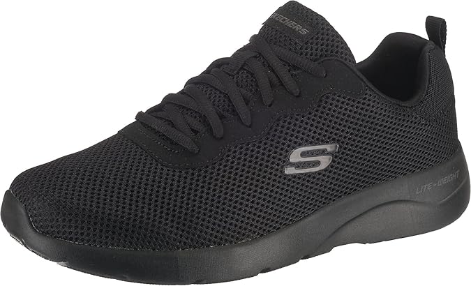 Skechers Mens Dynamight 2.0 Rayhill Low Top Sneaker Shoes Black-13