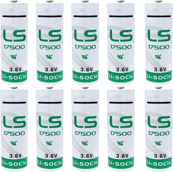 (10pcs/Pack) LS17500 3.6v Battery Replacement for LS17500 3600mAh Lithium Battery for Fleet Monitoring,CNC Machine Tools