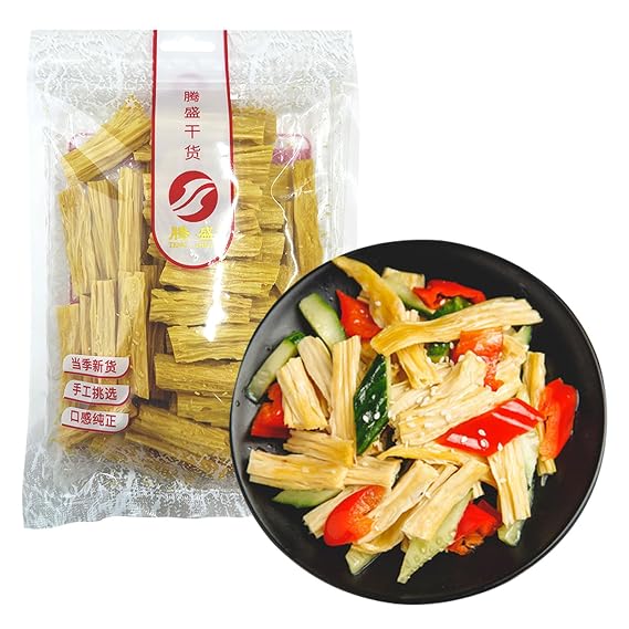 SXETBEAN Dried Bean Curd Sticks, 180g/6.34oz Yuba Tofu Skin, Asian Dried Beancurd Stick for Stir-fry, Hot Pot, Soup, Cold Dishes, (1 Pack)